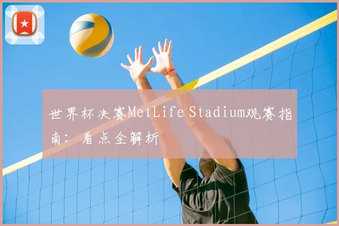 世界杯决赛MetLife Stadium观赛指南:看点全解析